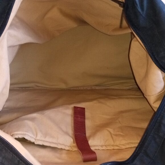 DULUTH TRADING CO XL Heavy-Duty Canvas and Leather Duffle Bag Carry-on Weekender - Picture 15 of 15